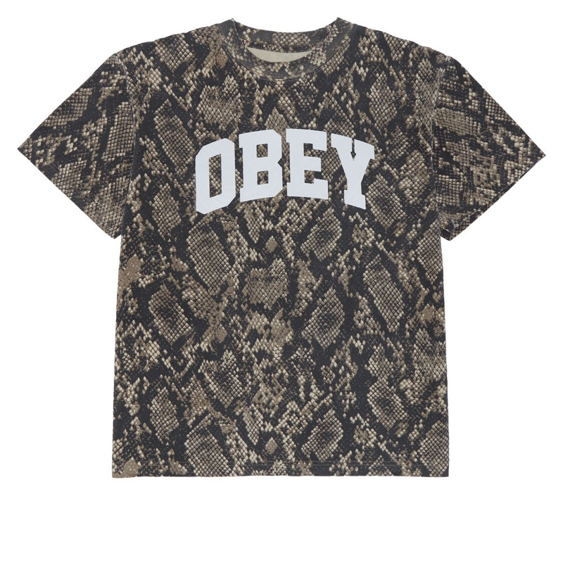 Obey Collegiate T-Shirt – Vintage Rattlesnake