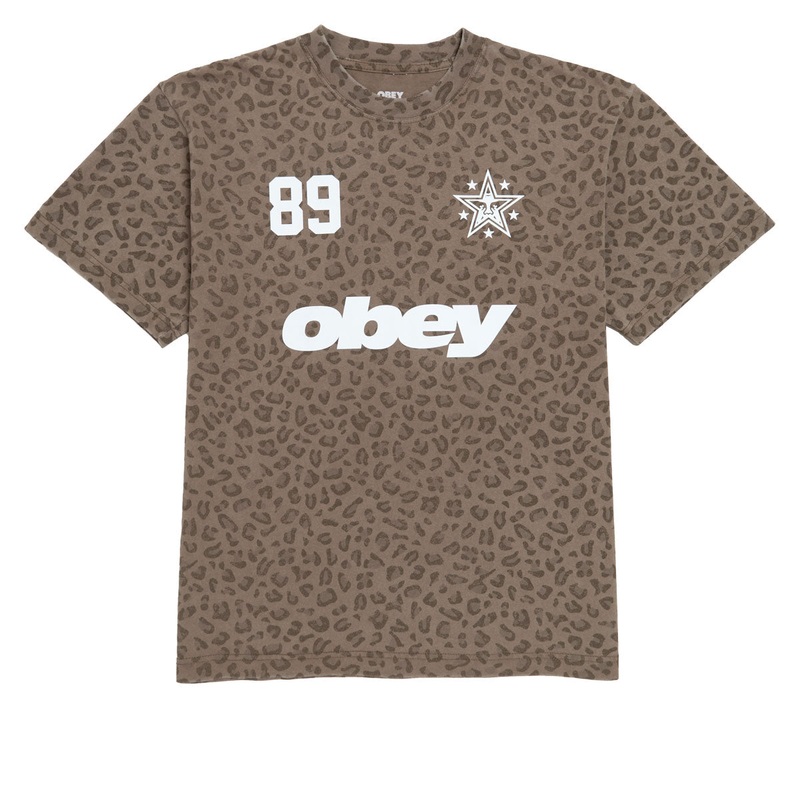 Obey Rewind T-Shirt – Vintage Leopard
