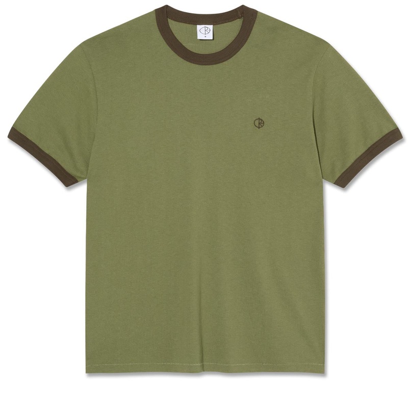 Polar Ringer T-Shirt – Army Green/Brown
