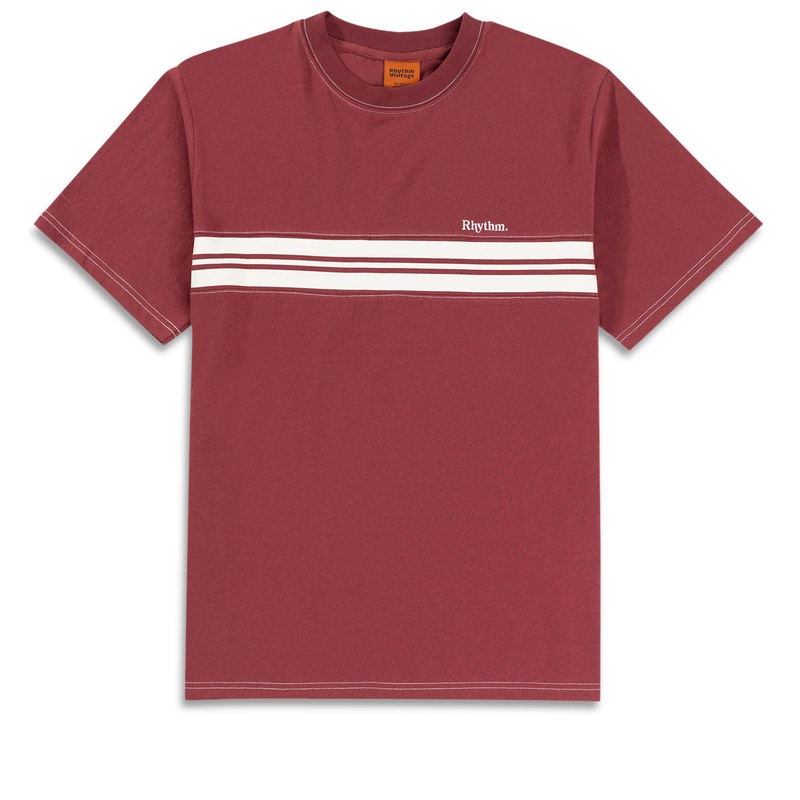 Rhythm Vintage Panel T-Shirt – Merlot