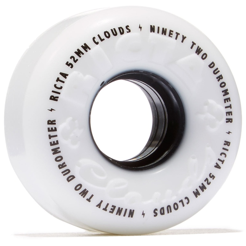 Ricta Clouds 92a Skateboard Wheels – Black – 52mm