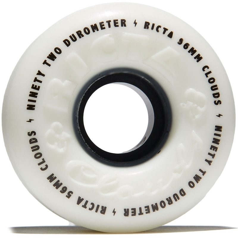 Ricta Clouds 92a Skateboard Wheels – Black – 56mm