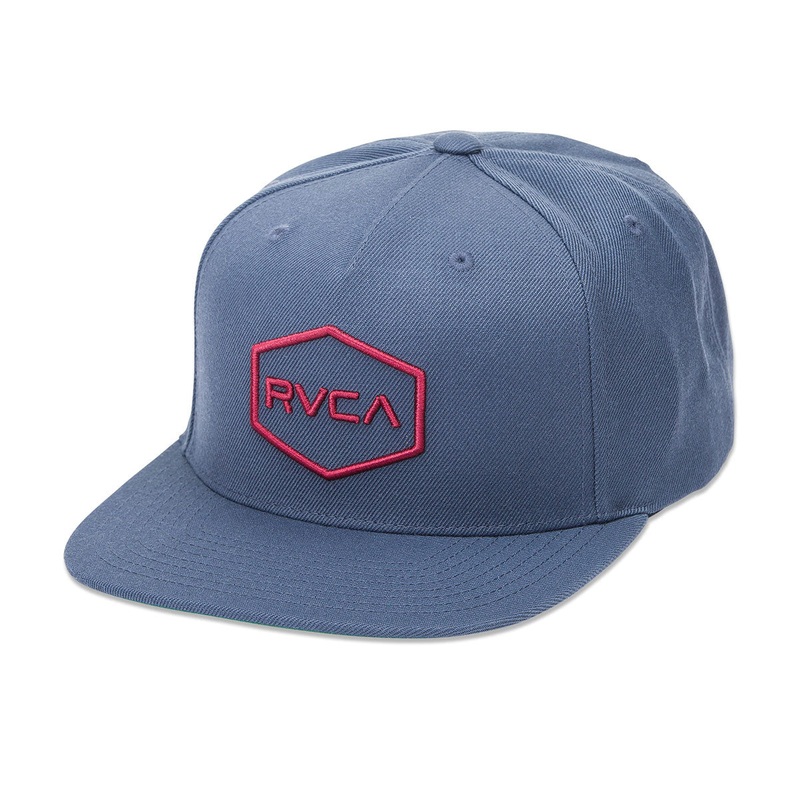 RVCA Commonwealth Snapback Hat – Dark Denim