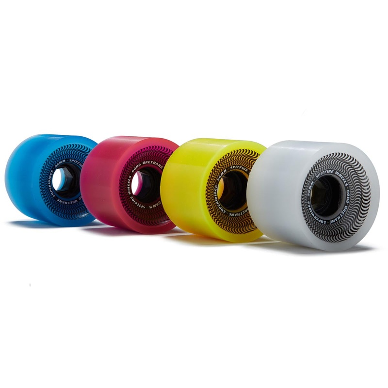 Spifire 80hd Cmyk Skateboard Wheels – Pink/Yellow/White/Blue – 58mm