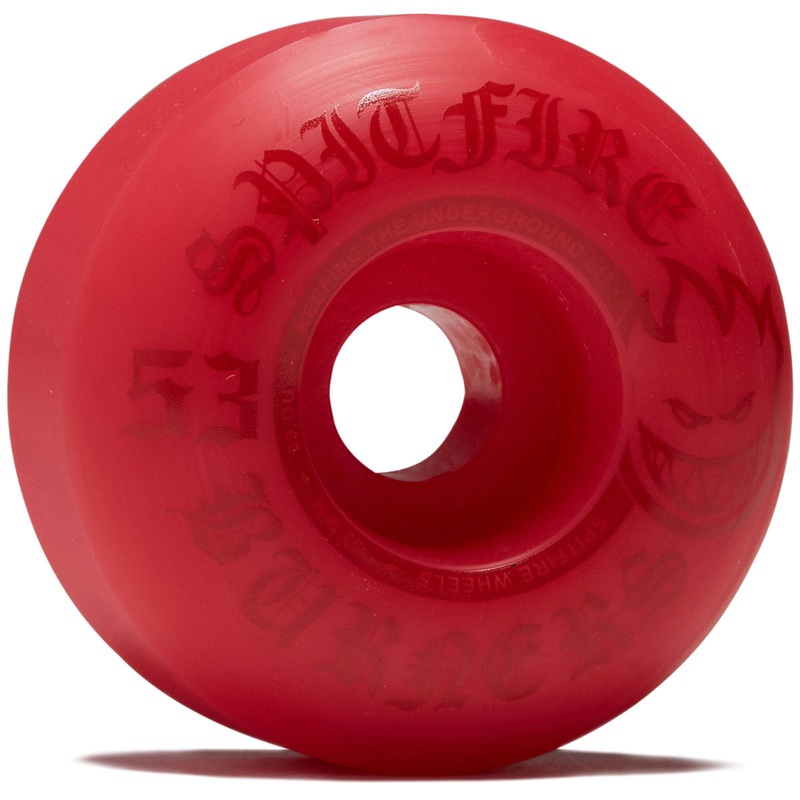 Spitfire Burner 99du Red Skateboard Wheels – Red – 53mm