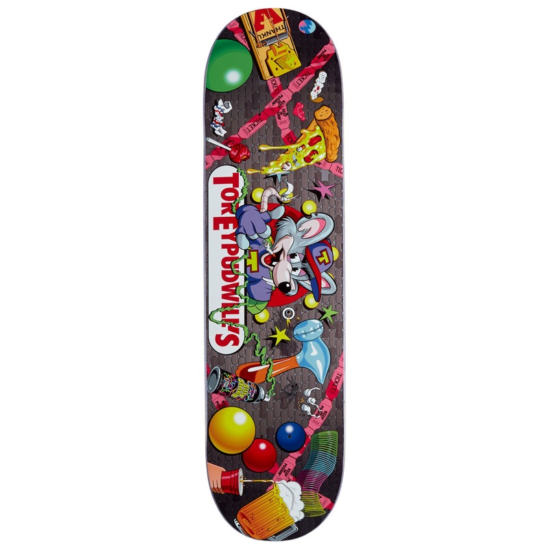 Thank You Torey Pudwill Entertainment Cheese Skateboard Deck – 8.25