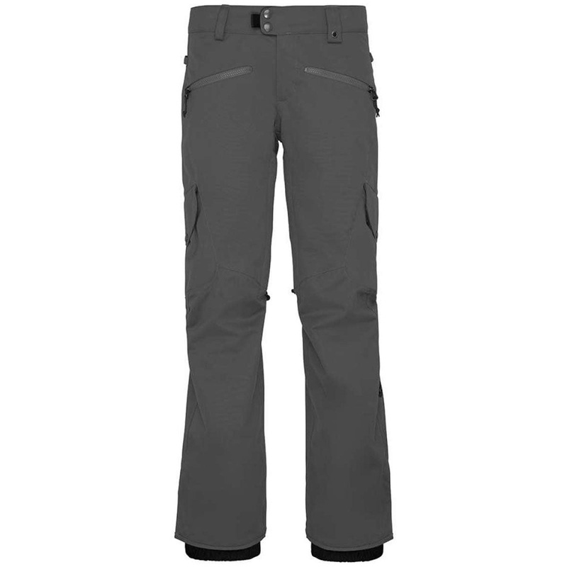 686 Womens Aura Insulated Cargo Snowboard Pants – Charcoal