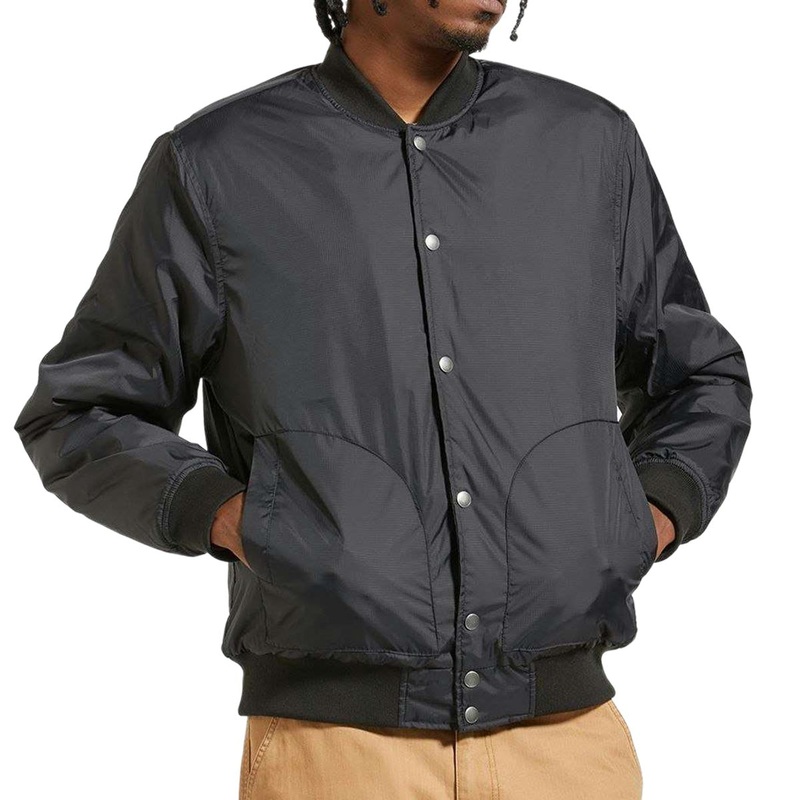 Brixton Dillinger Flight Bomber Jacket – Black