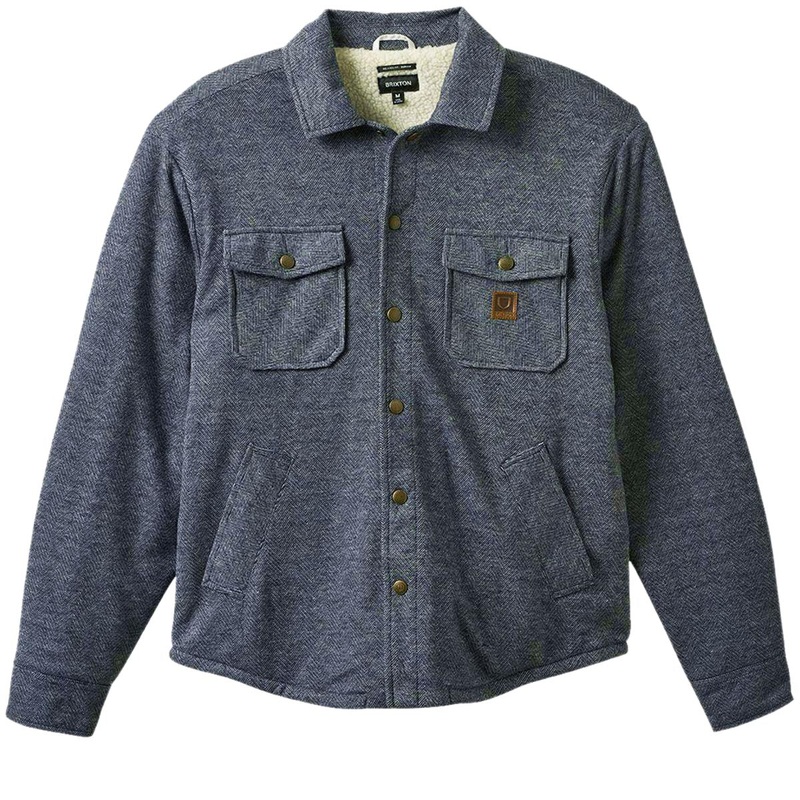 Brixton Durham Lined Jacket – Black Herringbone