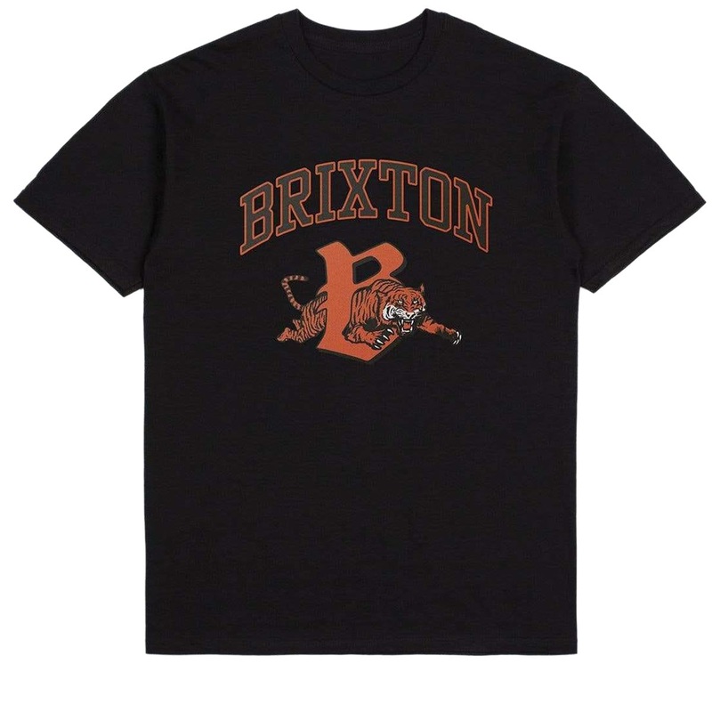 Brixton Tiger T-Shirt – Black Worn Wash