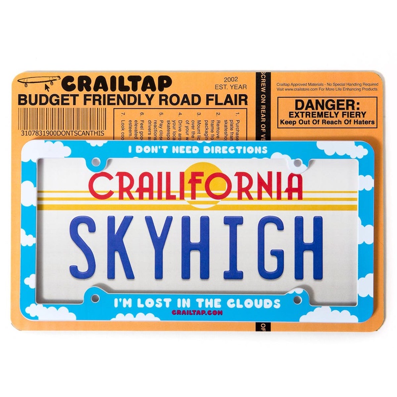 Crailtap Crailtap License Plate Frame – Multi Color