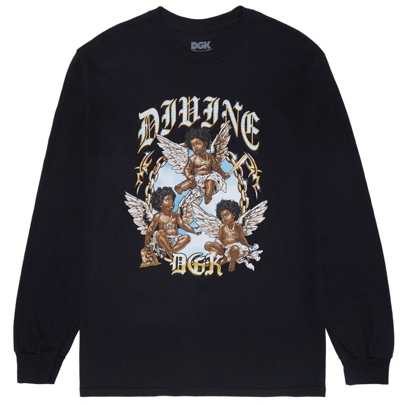 DGK Wings Long Sleeve T-Shirt – Black