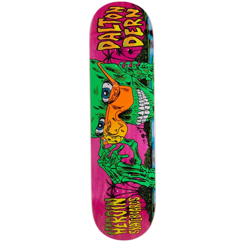 Heroin Dern Skeleton Skateboard Deck – 8.50