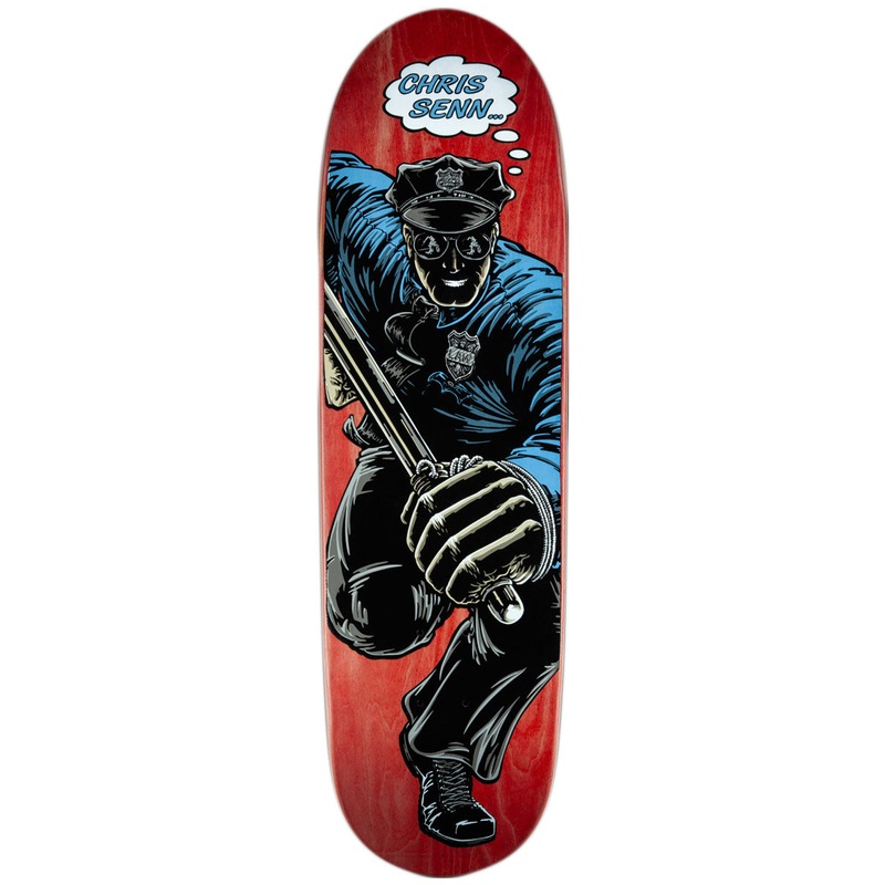 Powell-Peralta Chris Senn Cop Skateboard Deck – 9.13