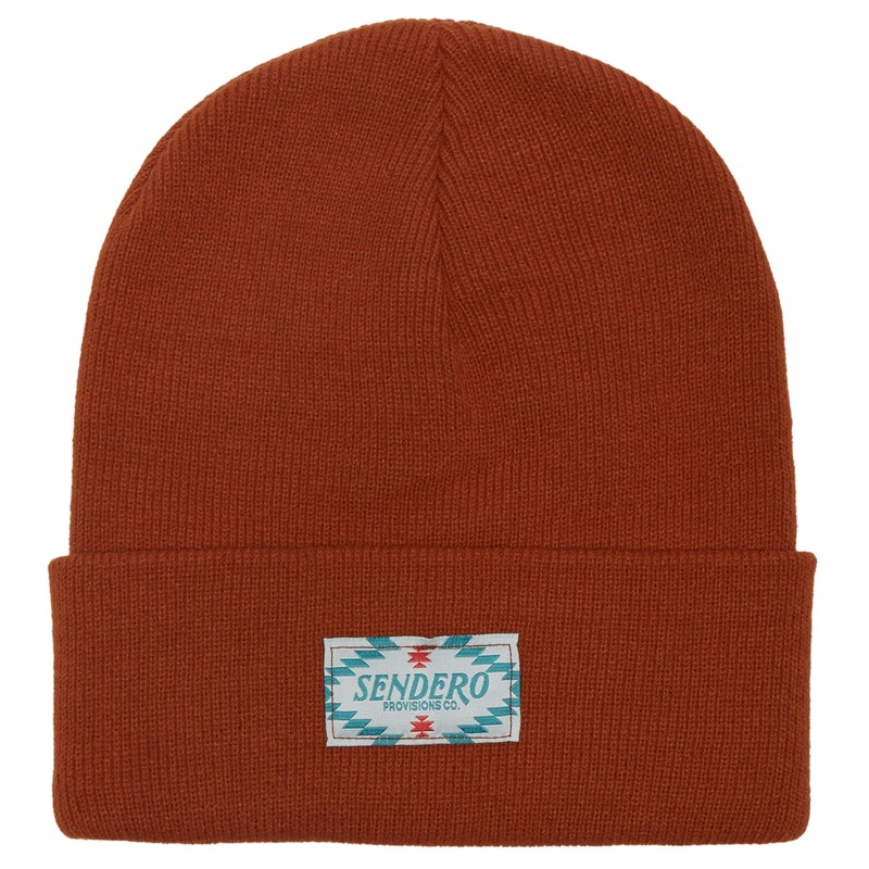 Sendero Classic Beanie – Burnt Orange