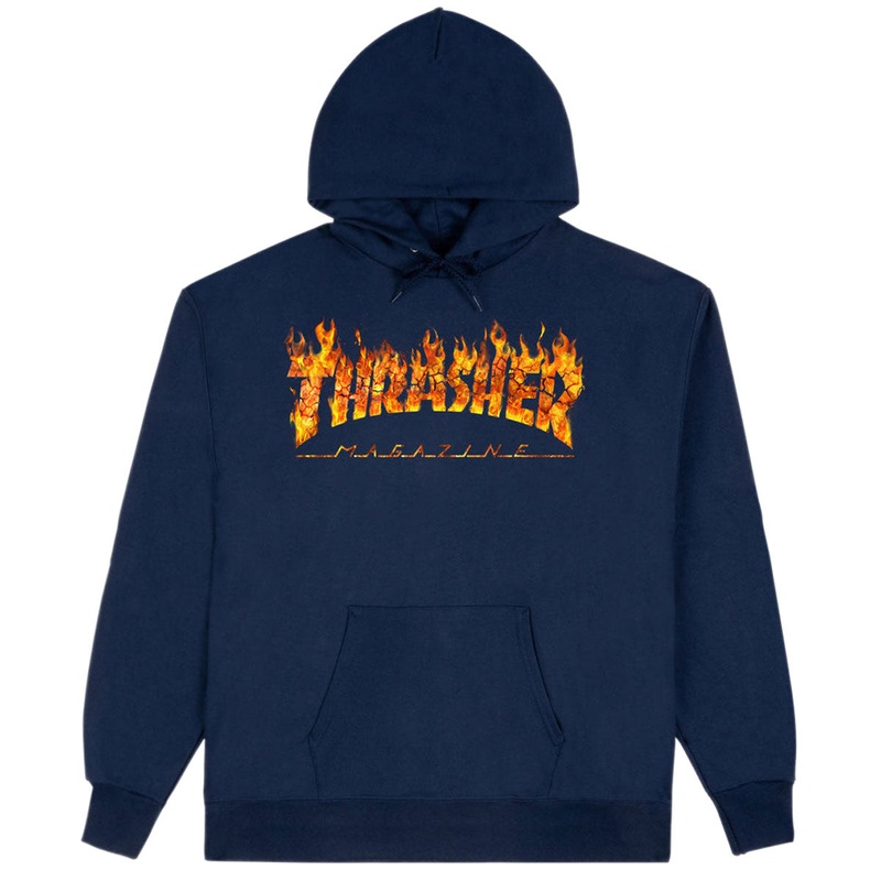 Thrasher Inferno Hoodie – Navy