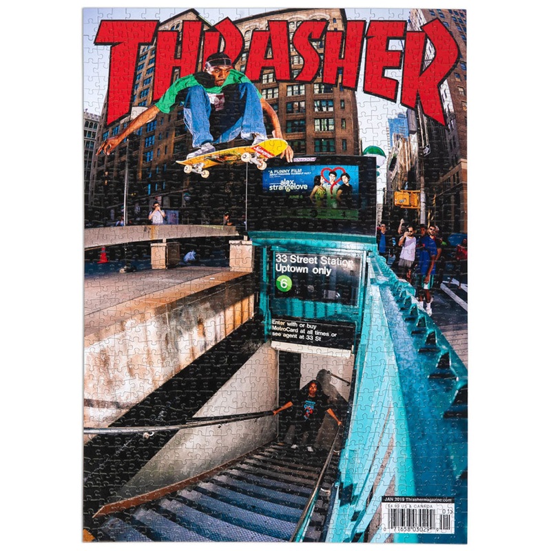 Thrasher tyshawn Cover Jan 2019 Jigsaw Puzzle