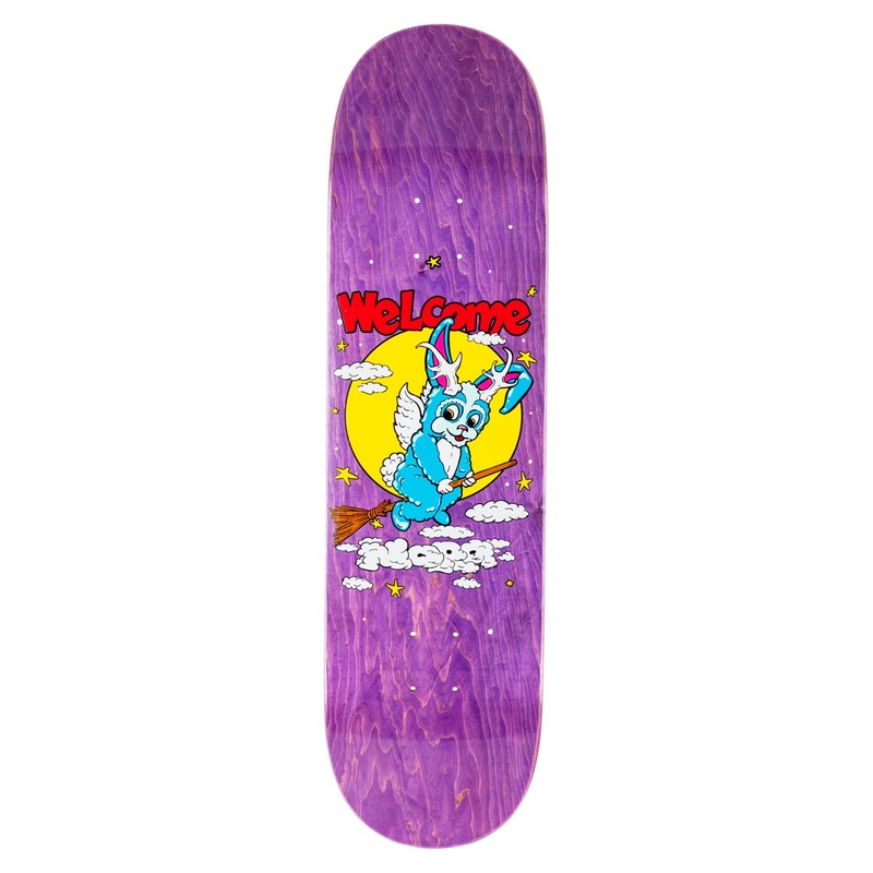 Welcome Full Moon Nora Skateboard Deck – Purple Stain – 8.50