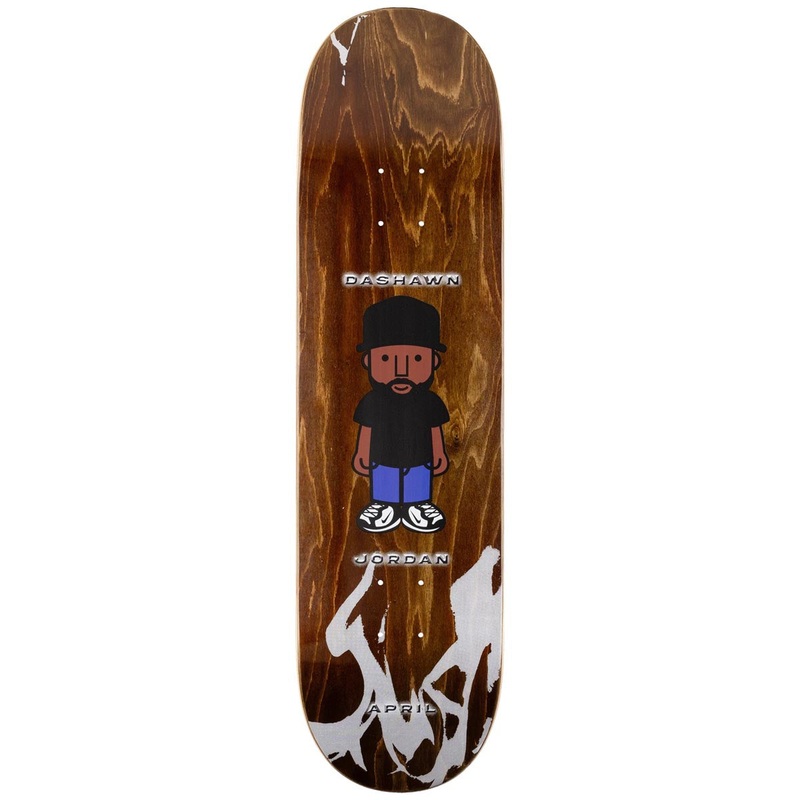April Dashawn Jordan Character Skateboard Deck – 8.25