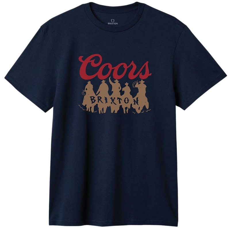 Brixton x Coors Bandit T-Shirt – Navy