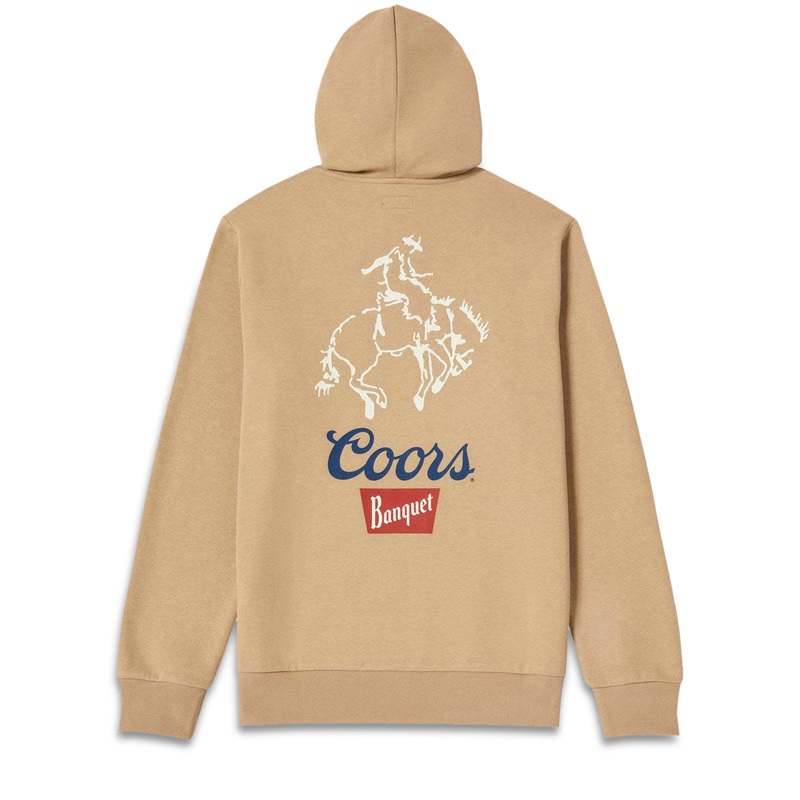 Brixton x Coors Colt Hoodie – Sand