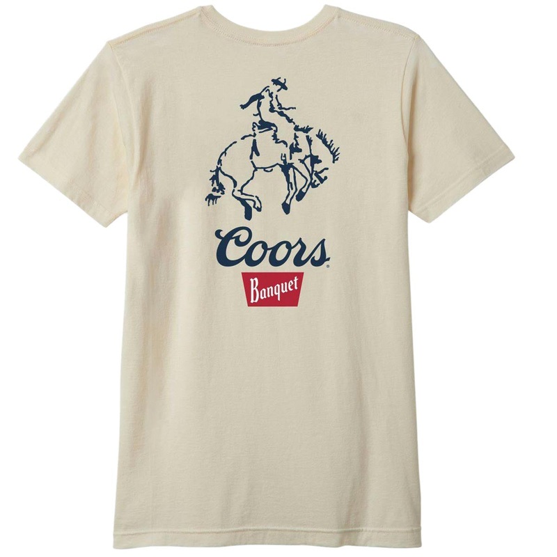 Brixton x Coors Colt T-Shirt – Natural