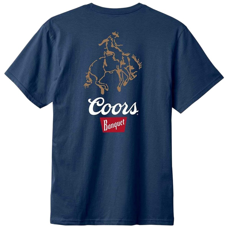 Brixton x Coors Colt T-Shirt – Navy