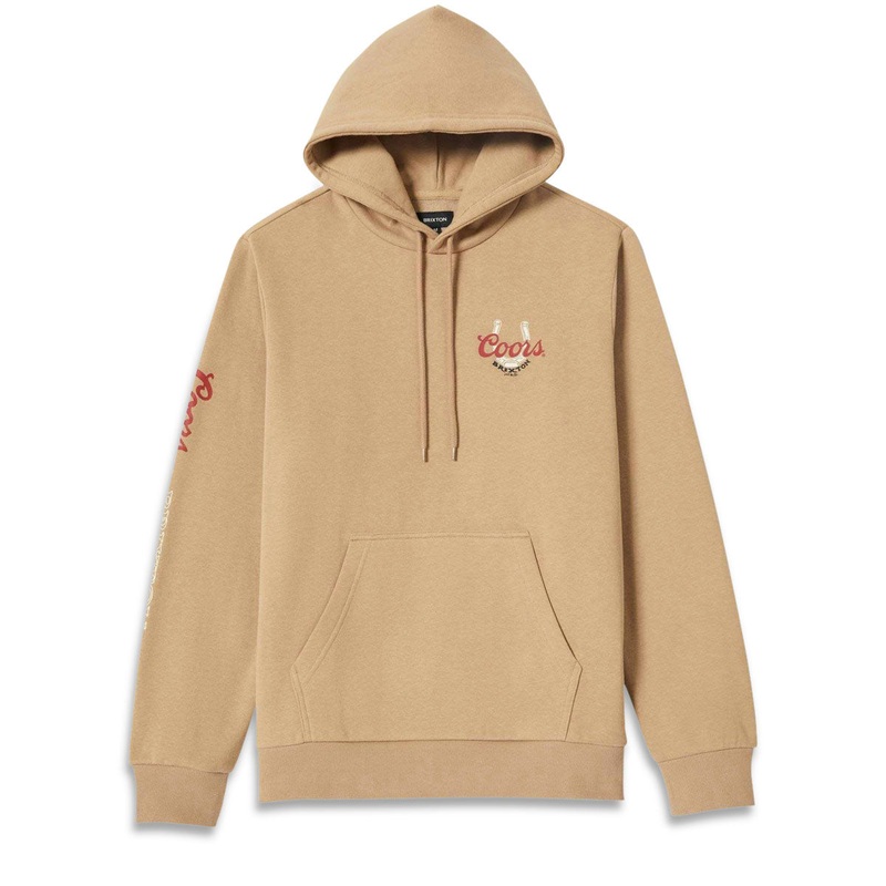 Brixton x Coors Luck Hoodie – Sand