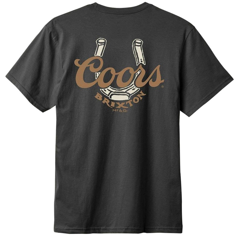 Brixton x Coors Luck T-Shirt – Black