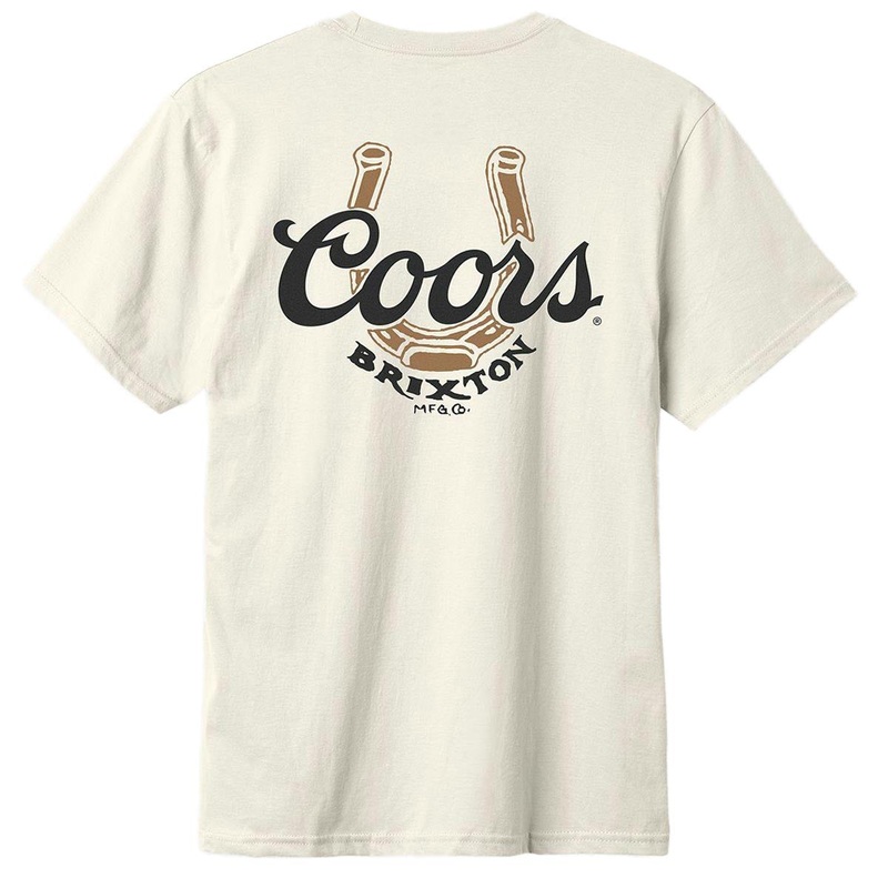 Brixton x Coors Luck T-Shirt – Natural