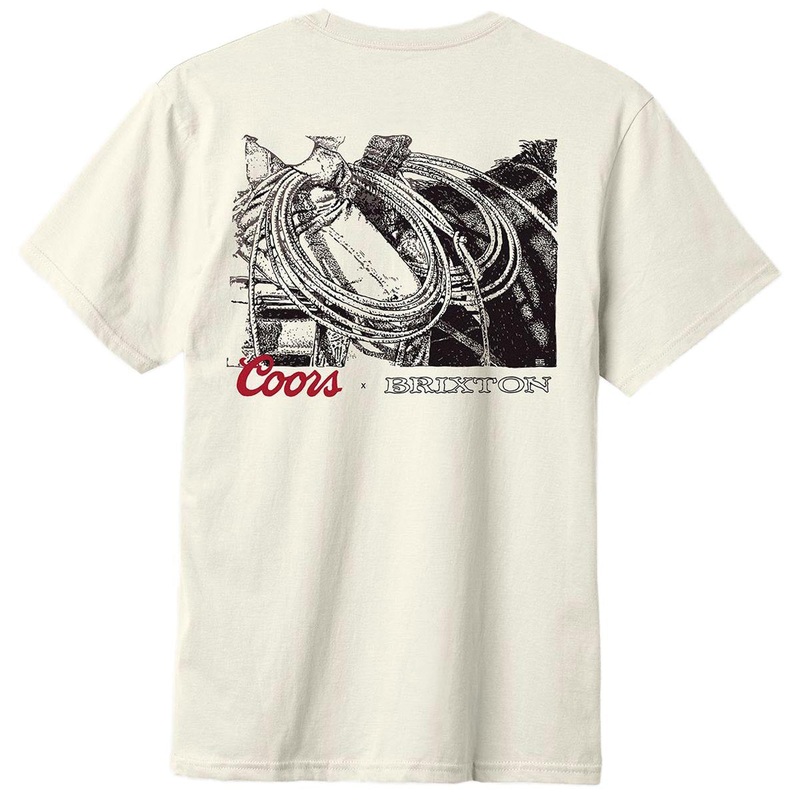 Brixton x Coors Range T-Shirt – Natural