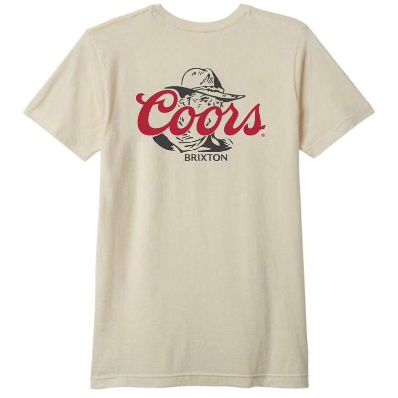 Brixton x Coors Wayne T-Shirt – Natural