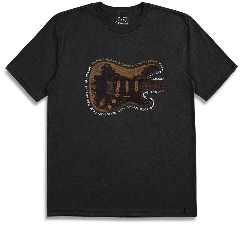 Brixton x Fender Strat Tailored T-Shirt – Black