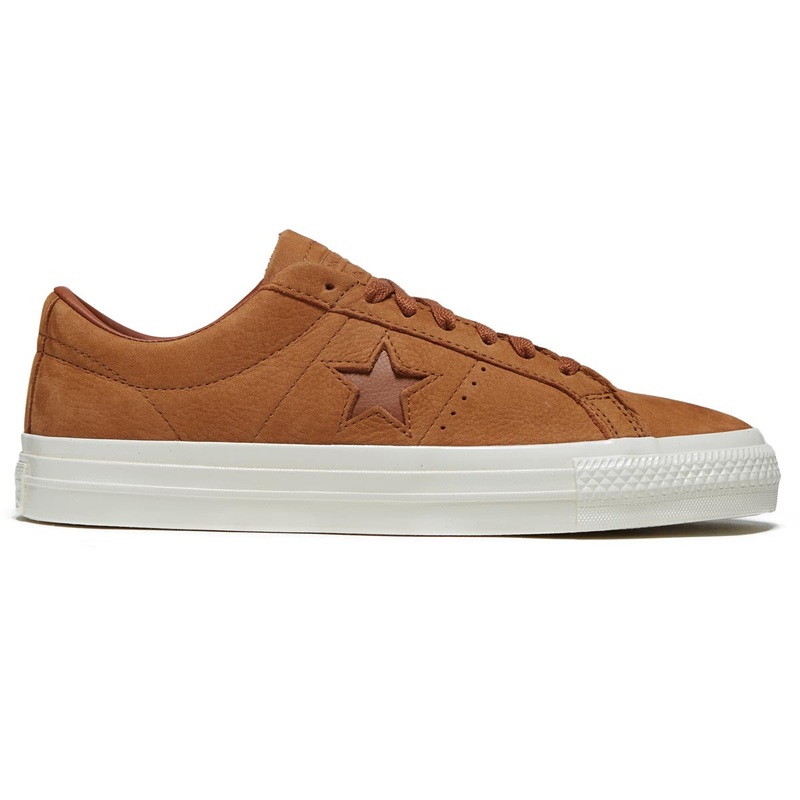 Converse One Star Pro Ox Shoes – Warm Tan/Egret/Warm Tan