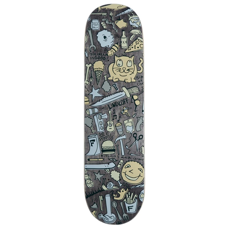 Foundation Lindloff More Stuff Skateboard Deck – 8.38
