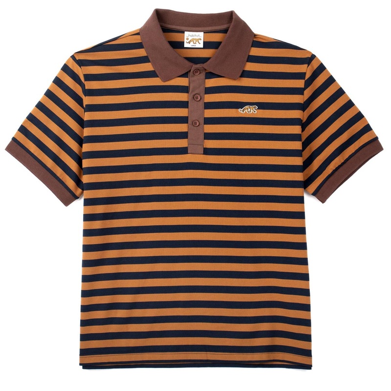 Habitat Panthera Polo Shirt – Navy/Orange