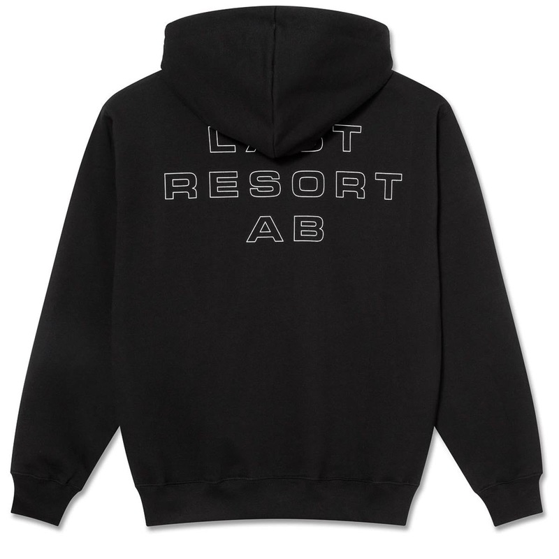 Last Resort AB Eurostyle Hoodie – Black/White