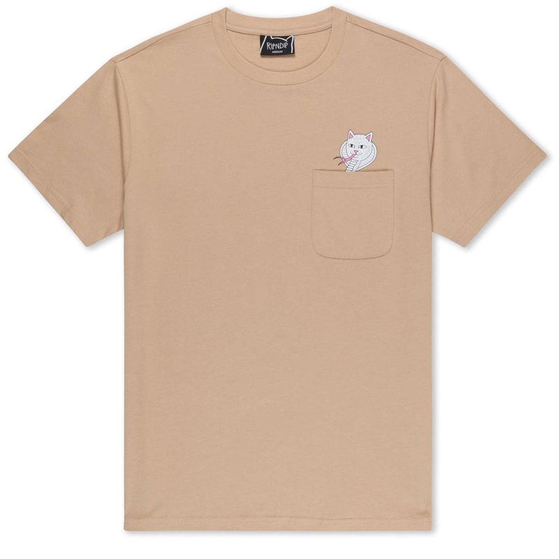 RIPNDIP Cobra Nerm Pocket T-Shirt – Almond