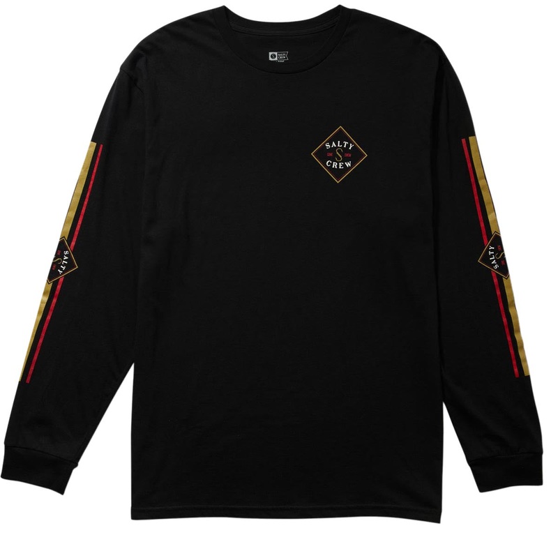 Salty Crew Tippet Color Long Sleeve T-Shirt – Black