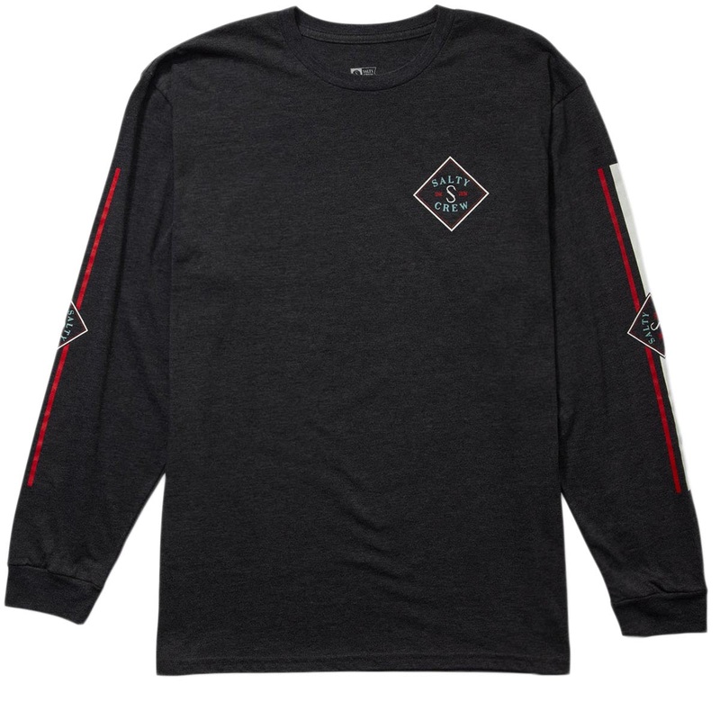 Salty Crew Tippet Color Long Sleeve T-Shirt – Charcoal Heather