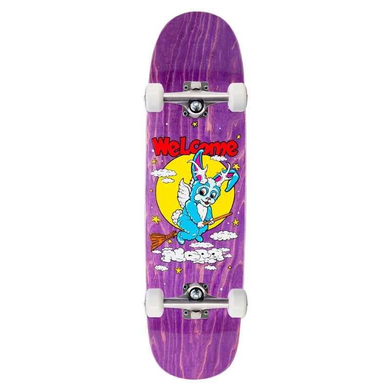 Welcome Full Moon Nora On A Sphynx Skateboard Complete – Purple Stain – 8.80
