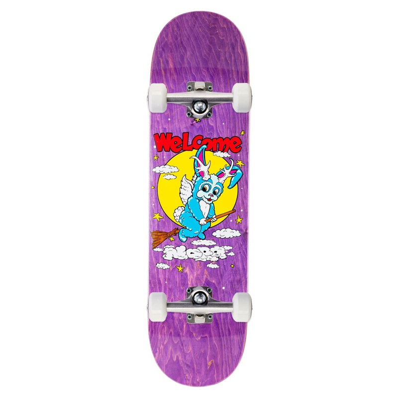Welcome Full Moon Nora Skateboard Complete – Purple Stain – 8.50