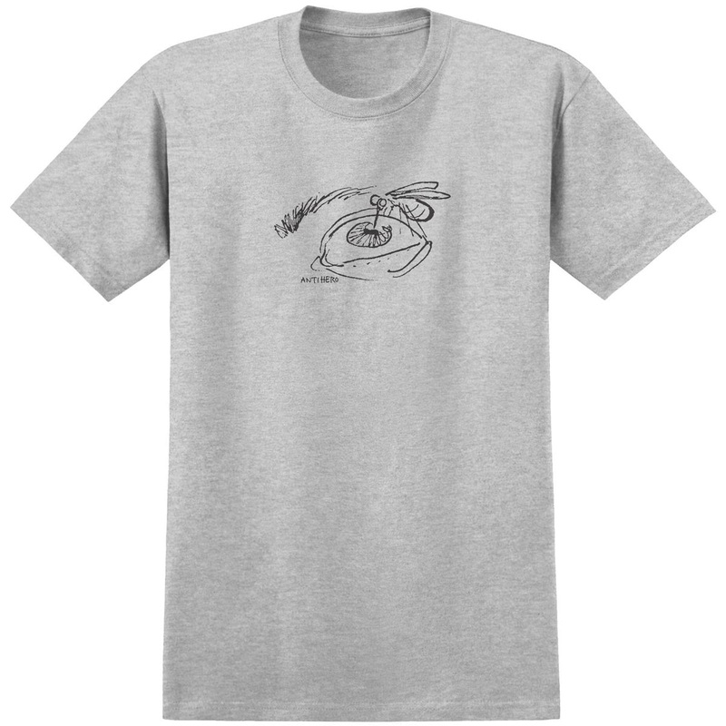 Anti-Hero Mosquito T-Shirt – Heather Grey/Black