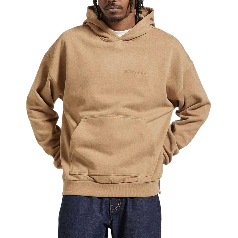 Brixton Embroidered Heavyweight Hoodie – Tiger’s Eye