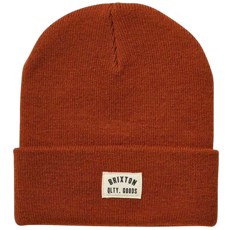 Brixton Woodburn Watch Beanie – Rust Orange