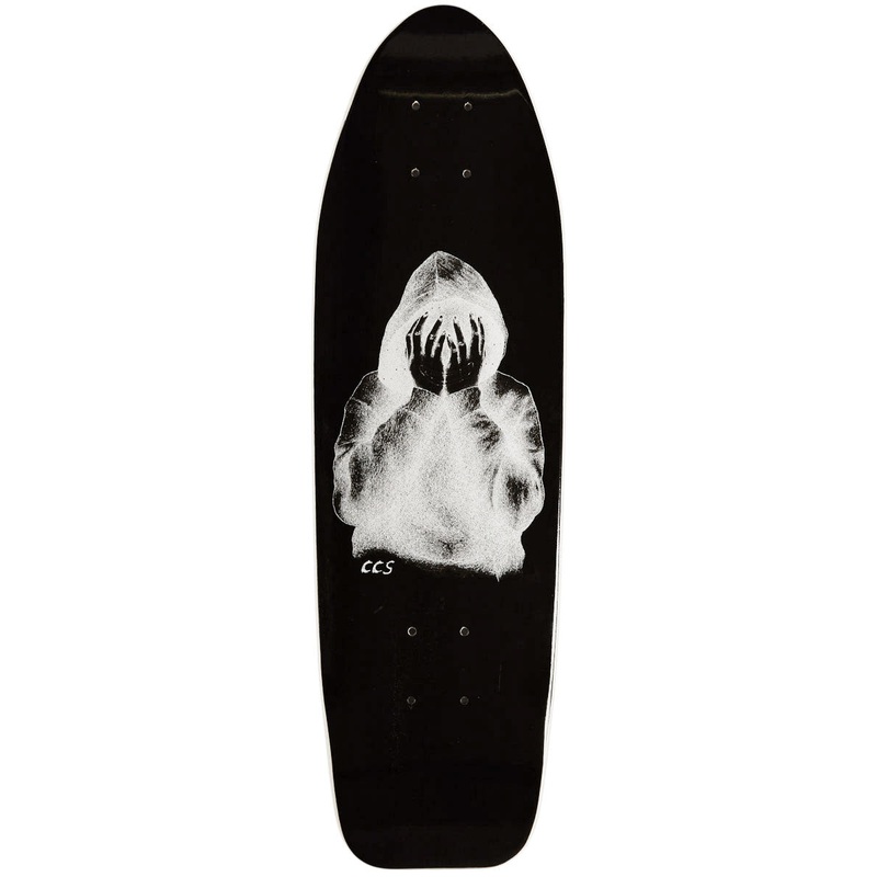CCS Smile on The Surface Crusier Skateboard Deck – Black – 8.00