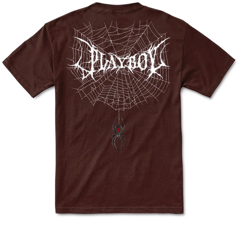 Color Bars x Playboy Black Widow T-Shirt – Chocolate