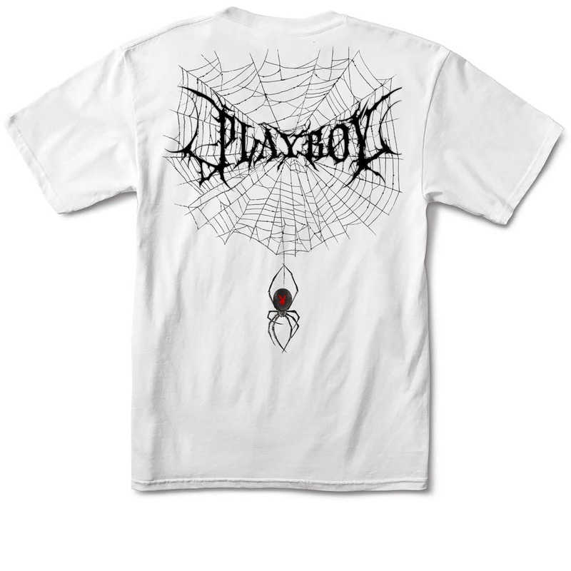 Color Bars x Playboy Black Widow T-Shirt – White