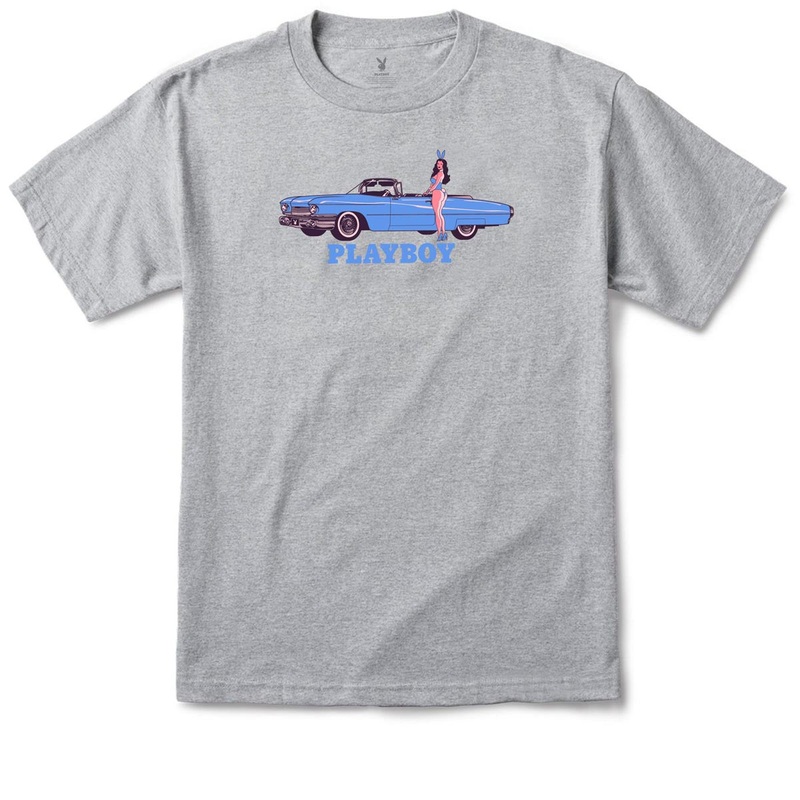 Color Bars x Playboy Car Show T-Shirt – Heather Grey