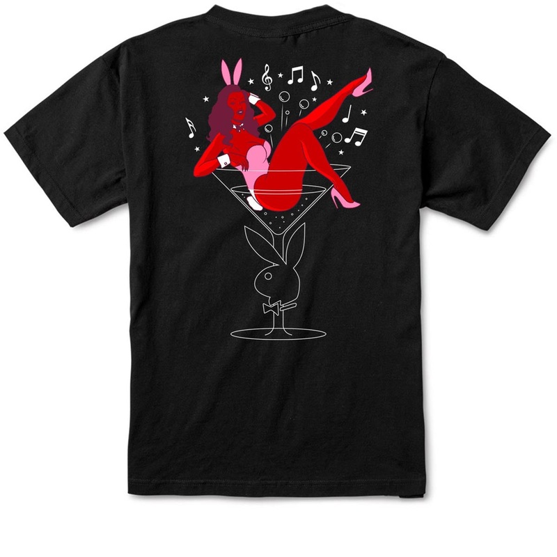 Color Bars x Playboy Casino T-Shirt – Black